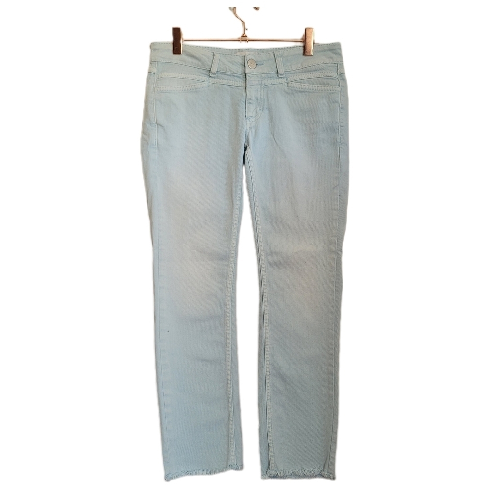 Closed Jeans Womens Size 26 Blue Candiani Denim Raw Hem